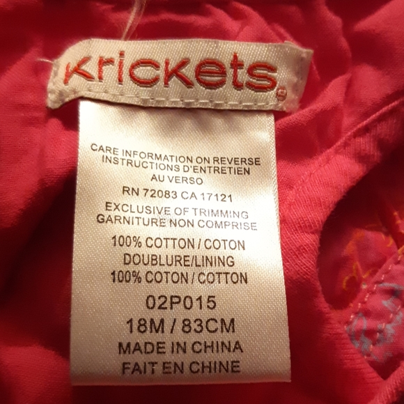 10 For 10$ Krickets Dress Size 18 - Picture 3 of 3